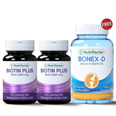 2 Biotin + Free Bonex-D ( 30 Tabs )